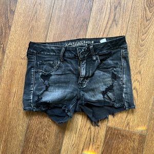 American eagle super stretch midi shorts